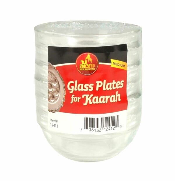 Ner Mitzvah Kaarah Glass Set